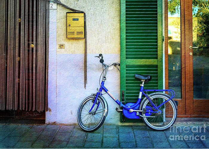 Italy Greeting Card featuring the photograph The Lory Bicycle by Craig J Satterlee