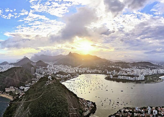 Rio De Janeiro Greeting Card featuring the photograph The Magnificent City by Jill Love