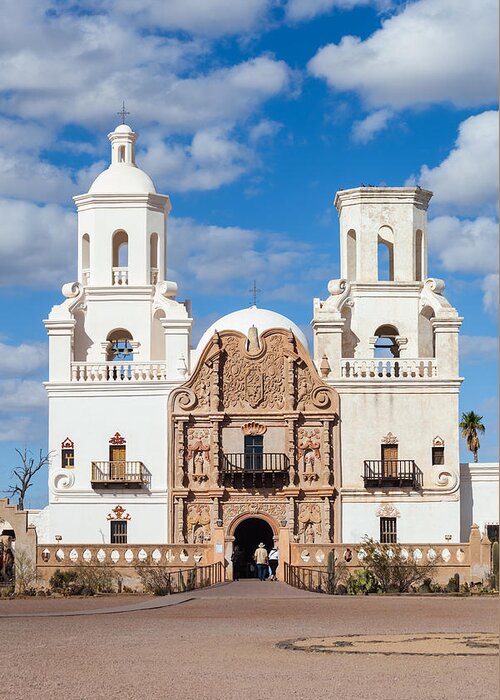 Architecture Greeting Card featuring the photograph The Mission by Ed Gleichman