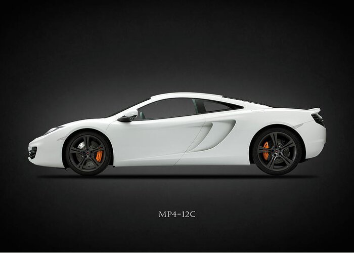 Mclaren Greeting Card featuring the photograph The MP4 by Mark Rogan