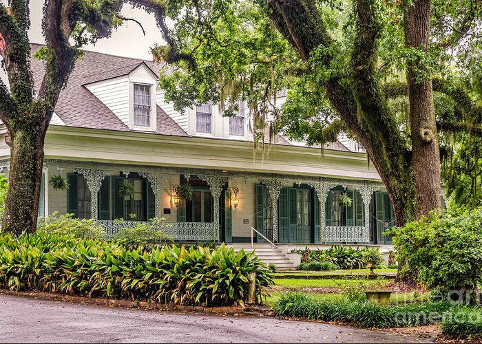 Myrtles Greeting Card featuring the photograph The Myrtle's Plantation -St Francisville LA by Kathleen K Parker