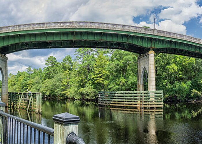 Conway Bridge Greeting Card featuring the photograph The Old Conway Bridge by David Smith