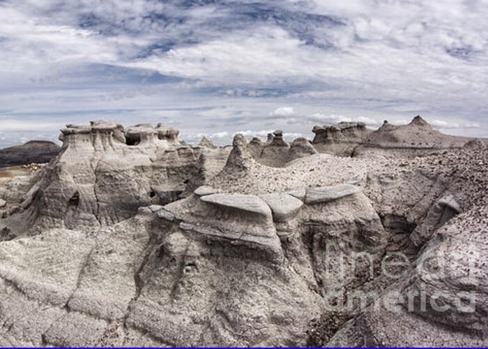 Petrified Forest Greeting Card featuring the photograph The Sandcastles by Melany Sarafis