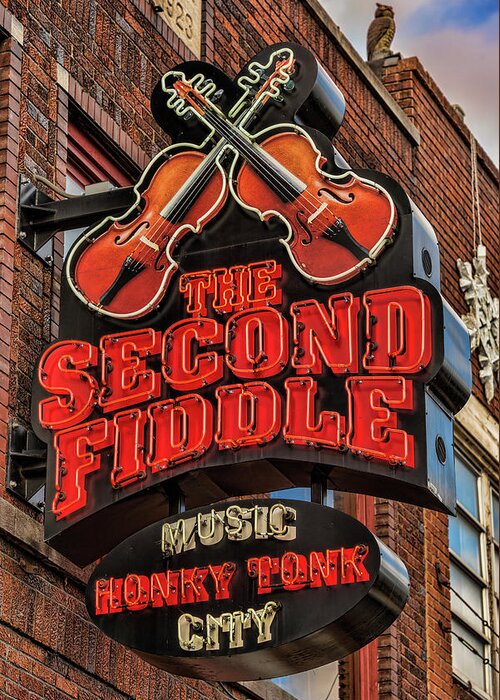 Nashville Greeting Card featuring the photograph The Second Fiddle Nashville by Stephen Stookey