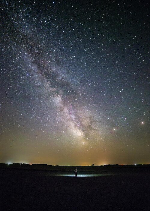 Field Greeting Card featuring the photograph The Truth Is Out There by Aaron J Groen