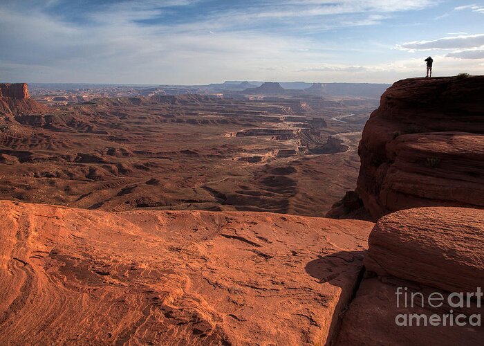 Utah Greeting Card featuring the photograph The Vast Lands by Jim Garrison