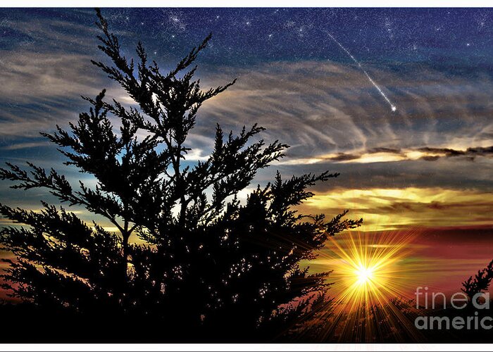 Sunset Greeting Card featuring the photograph The Wonders of What Tomorrow Will Bring by Jim Fitzpatrick