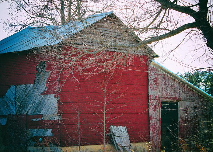 Barn Greeting Card featuring the photograph This Old Barn by Roberta Byram