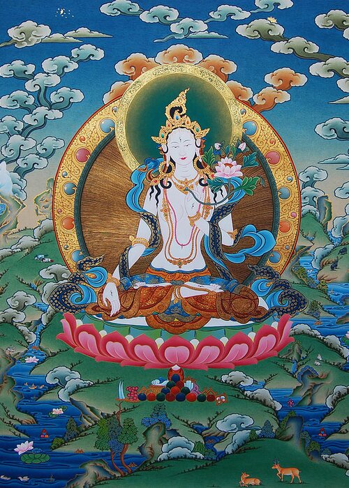 Timeless Beauty. White Tara Greeting Card for Sale by Images of ...