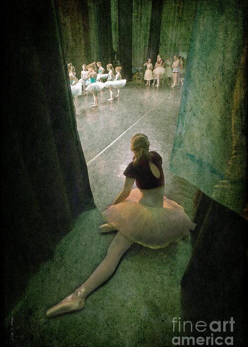 Tiny Greeting Card featuring the photograph Tiny Ballerina by Craig J Satterlee