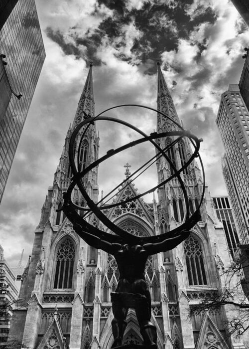 Atlas Greeting Card featuring the photograph Titan by Jessica Jenney