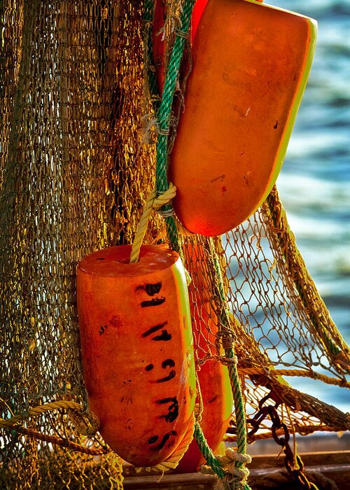 Bouy Greeting Card featuring the photograph Tools of the Trade by Diana Powell