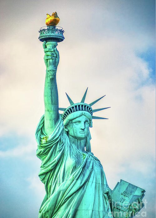 Liberty Greeting Card featuring the photograph Torch of Liberty by Nick Zelinsky Jr