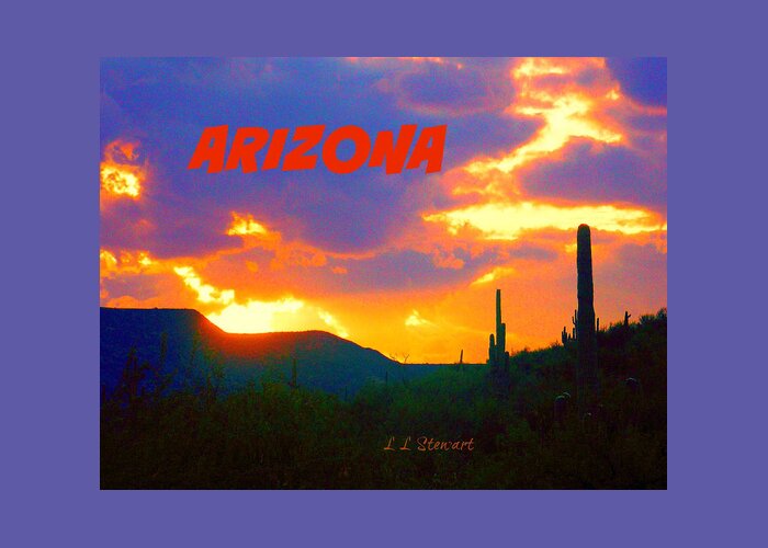 Arizona Greeting Card featuring the photograph Tourist Tote by L L Stewart