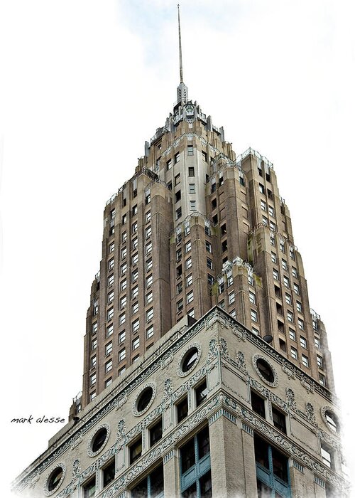  Greeting Card featuring the photograph Towering by Mark Alesse