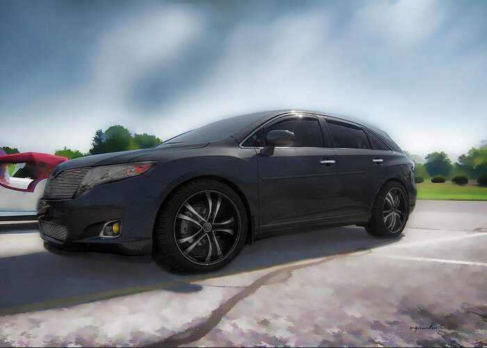 Ohio Car Shows Greeting Card featuring the photograph Toyota Venza_2011 by Michael Rankin