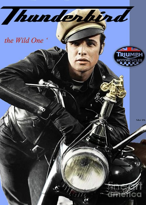 Triumph Thunderbird 650 CC motorcycle, the Wild One, Marlon Brando