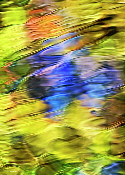 Mosaic Greeting Card featuring the photograph Tropical Mosaic Abstract Art by Christina Rollo