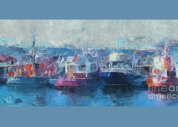 Tugs Greeting Card featuring the photograph Tugs Together by Claire Bull