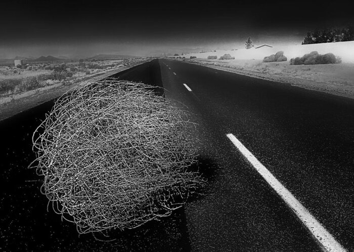Tumbleweed Greeting Card featuring the photograph Tumbleweed by Jim Painter