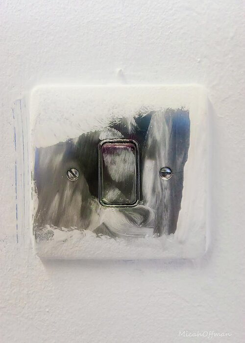Button Greeting Card featuring the photograph Turn me on by Micah Offman