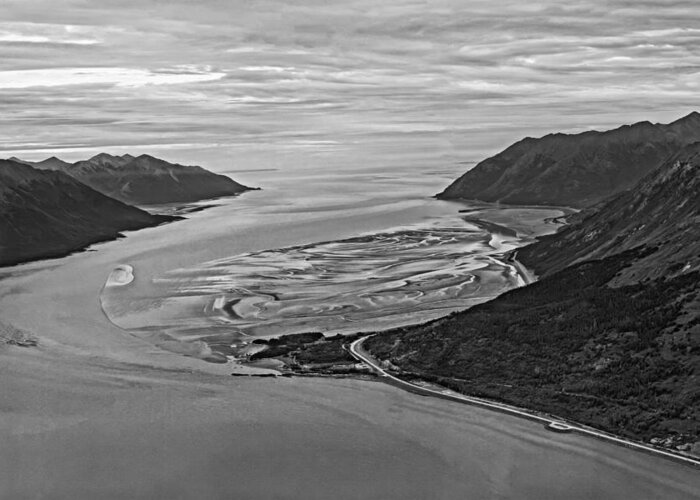 Alaska Greeting Card featuring the photograph Turnagain Arm Alaska by Waterdancer 