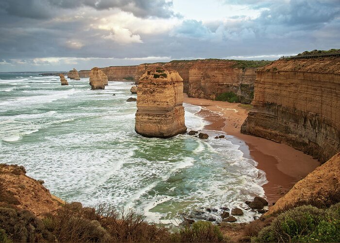 Twelve Apostles Greeting Card featuring the photograph Twelve Apostles by Catherine Reading