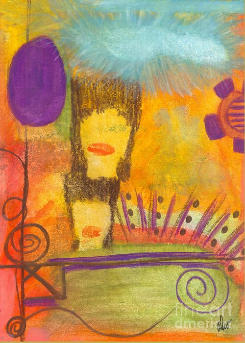 Gretting Cards Greeting Card featuring the mixed media Two or More Gathered in HIS Name by Angela L Walker
