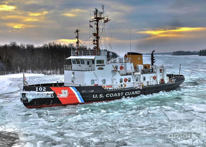 Uscgc Greeting Card featuring the photograph United States Coast Guard Cutter Bristol Bay-3310 by Norris Seward