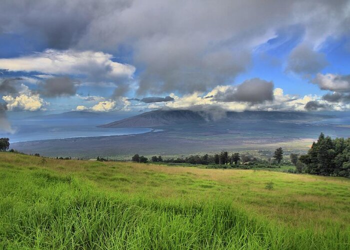 Maui Greeting Card featuring the photograph Upcountry Maui by DJ Florek