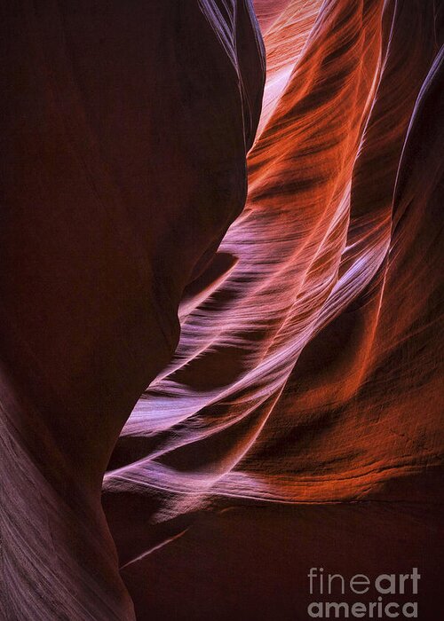 Philip Preston Greeting Card featuring the photograph Upper Antelope Canyon #8, Page, Arizona USA by Philip Preston