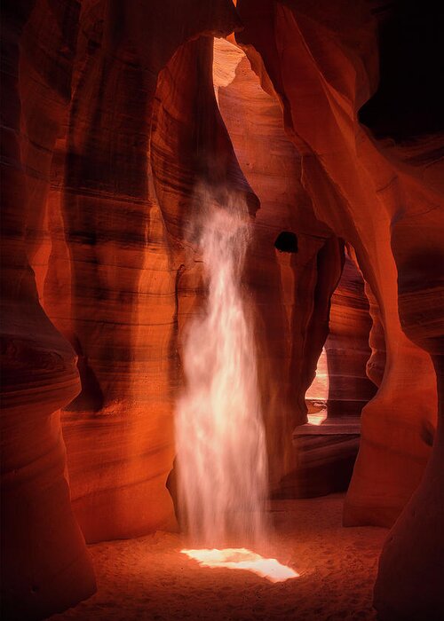 Antelope Canyon Greeting Card featuring the photograph Upper Antelope Canyon VI by Giovanni Allievi