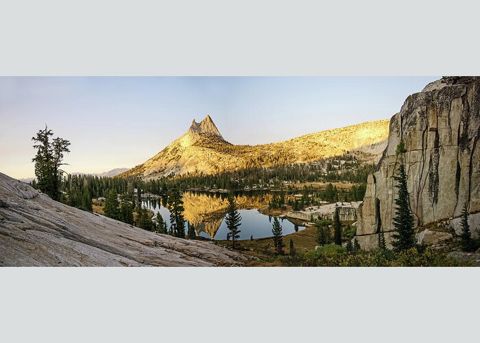 Cathedral Lake Greeting Card featuring the photograph Upper Cathedral by Angie Schutt