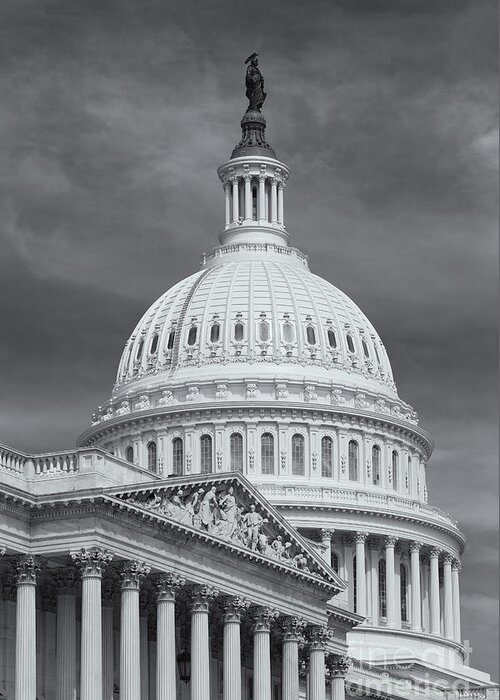 Clarence Holmes Greeting Card featuring the photograph US Capitol Building IV by Clarence Holmes