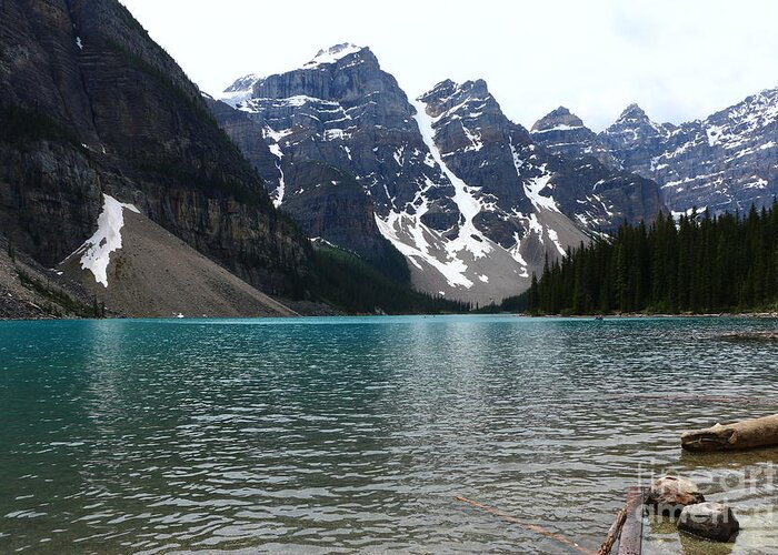 Canada Greeting Card featuring the photograph Valley Of The Ten Peaks And Moraine Lake by Christiane Schulze Art And Photography