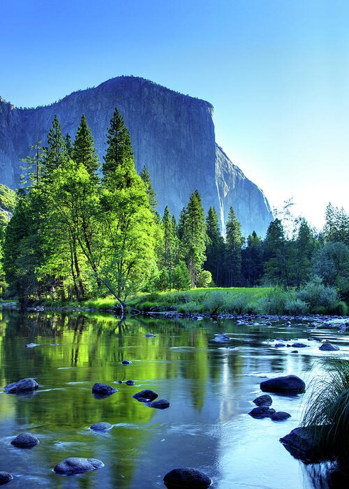Yosemite Greeting Card featuring the photograph Valley View Morning by Rick Berk