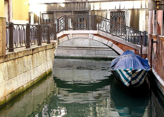 Venice Greeting Card featuring the photograph Venice Canals by Diane Height