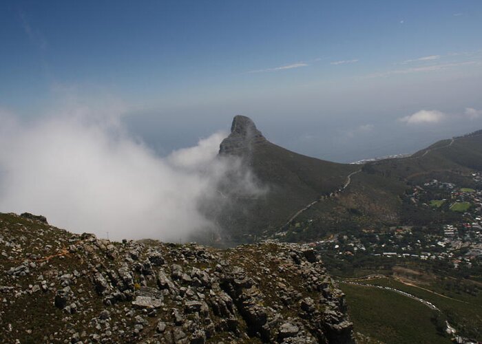 Table Mountain Greeting Card featuring the photograph View From Table Mountain by Bev Conover