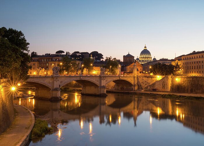 Rome Greeting Card featuring the photograph View Of Rome by Rob Davies