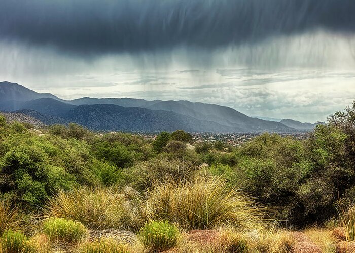 Virga Greeting Card featuring the photograph Virga by Michael McKenney