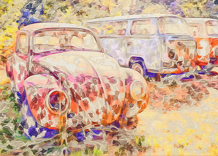 Art Greeting Card featuring the photograph VW Rest Home by Ronda Broatch