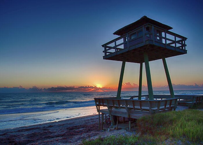 Landscape Greeting Card featuring the photograph Watch Tower Sunrise 2 by Dillon Kalkhurst