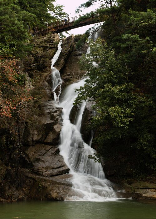 Water Fall Greeting Card featuring the photograph Water fall 3 by Hyuntae Kim