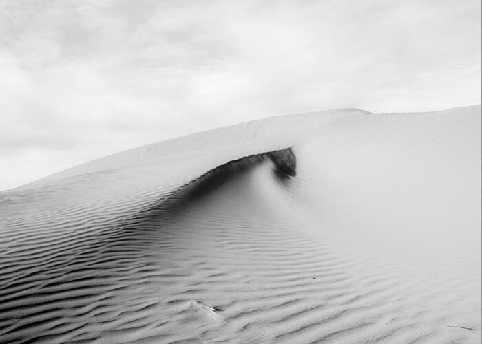 Sand Greeting Card featuring the photograph Wave Theory VI by Ryan Weddle