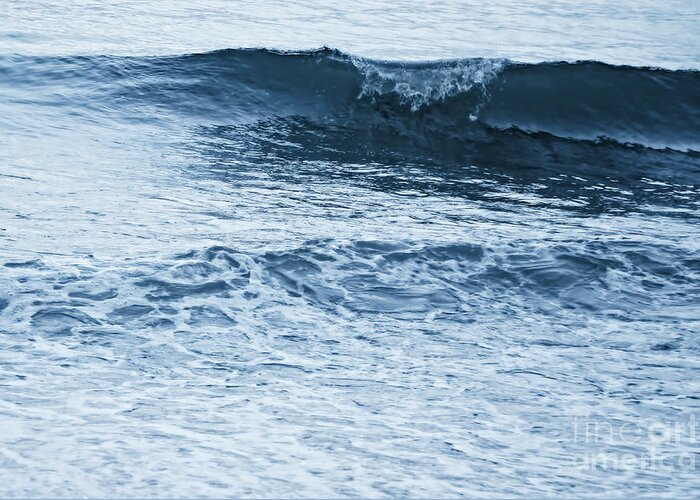 Waves Greeting Card featuring the photograph waves III by HD Connelly