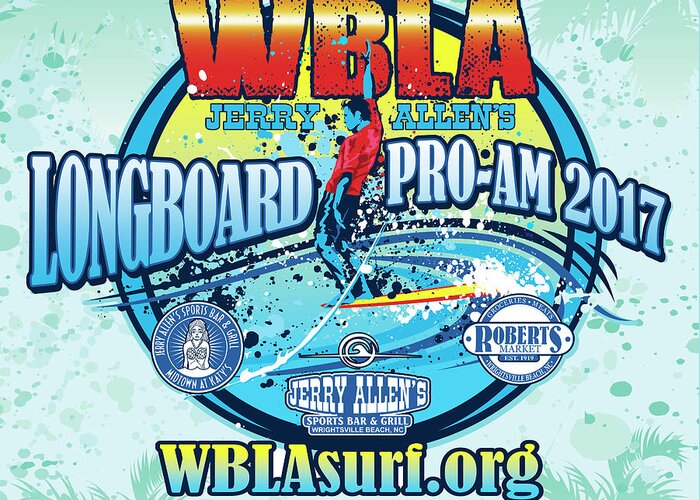Surf Greeting Card featuring the photograph WBLA ProAm 2017 by William Love