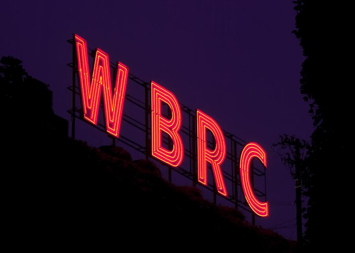 Birmingham Greeting Card featuring the photograph Wbrc by Just Birmingham