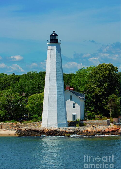 Connecticut Greeting Card featuring the photograph Welcome Light by Joe Geraci