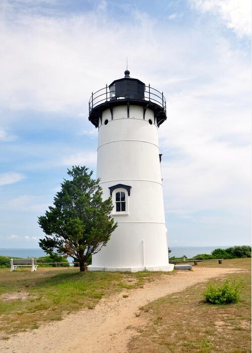 Martha's Vineyard Greeting Card featuring the photograph West Chop Lighthouse by Sue Morris