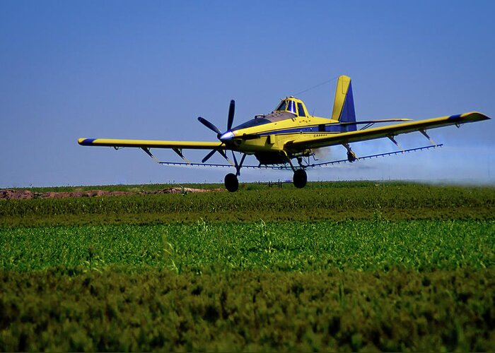 Aircraft Greeting Card featuring the photograph West Texas Air Force 2 by Adam Reinhart